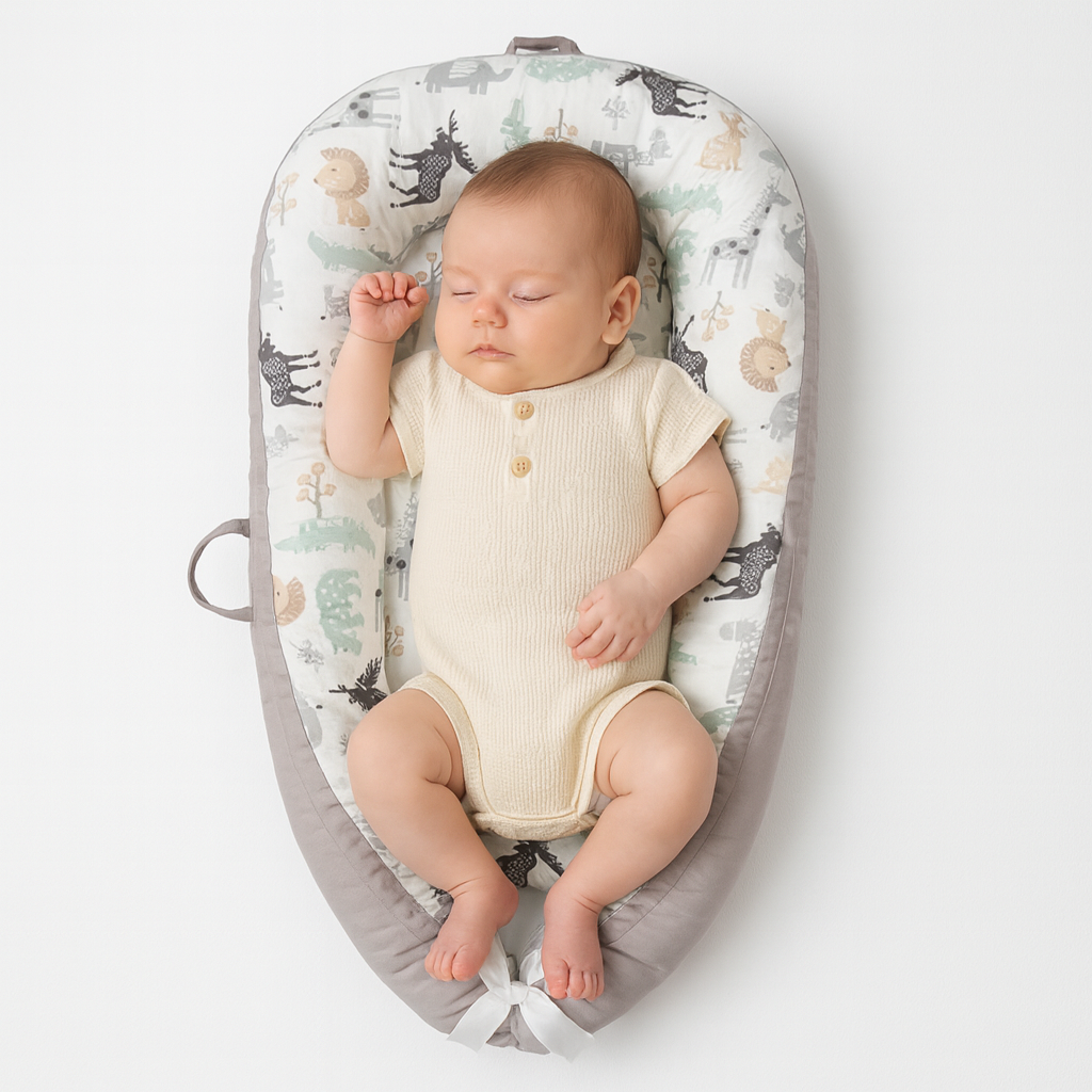 Portable Baby Nest  Bed - Animal