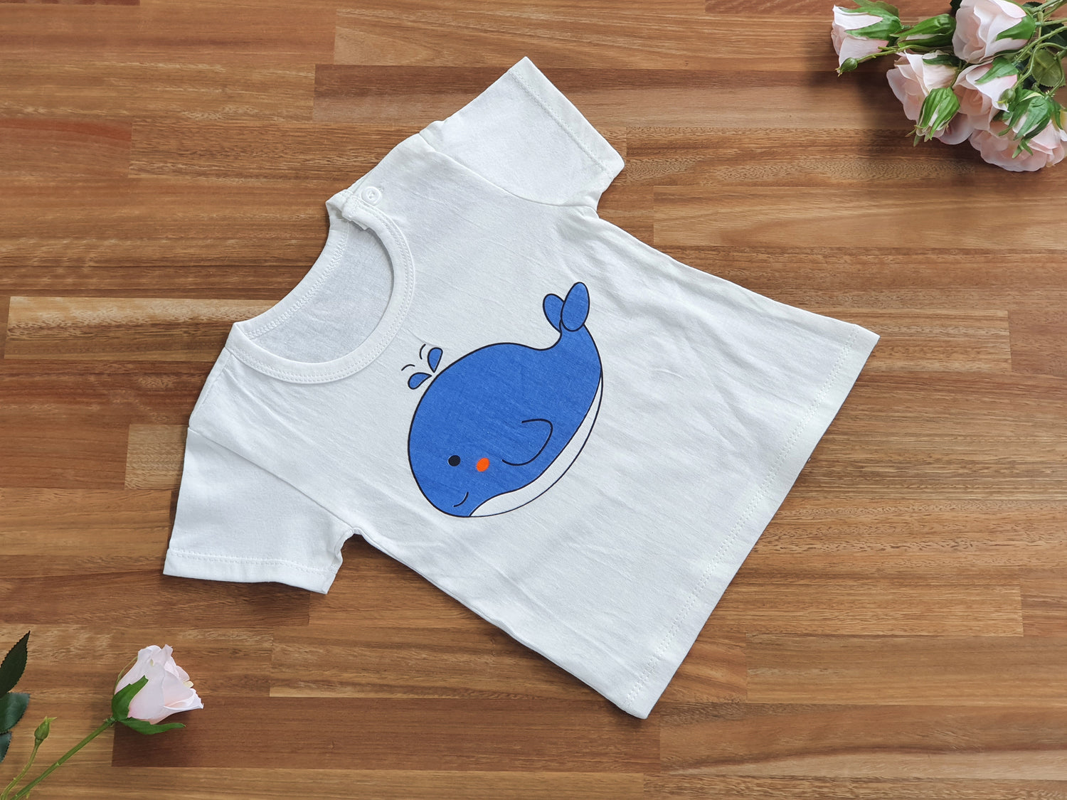 Whale image white T-Shirt